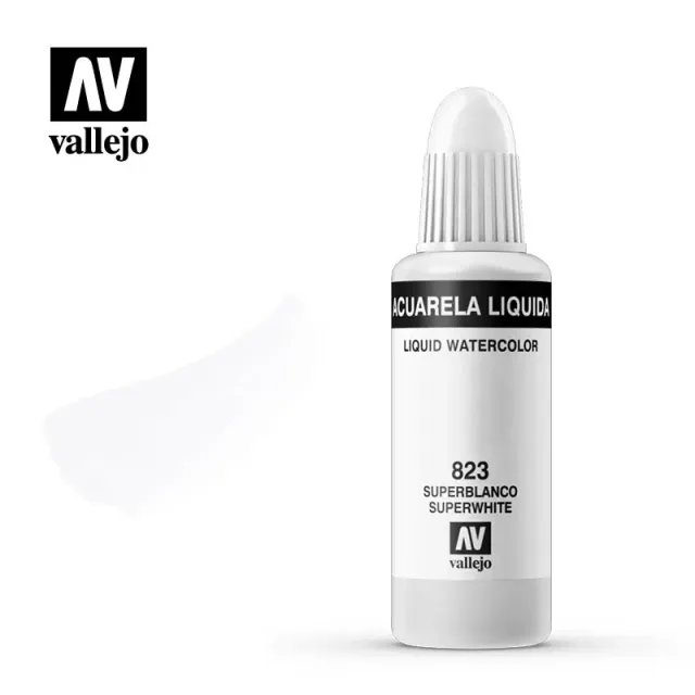 Vallejo Liquid Watercolor 823 bianco 32 ml trasparente