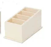 Deco Foam 87409 scatola legno scomparti 18,5x10x10cm grezza