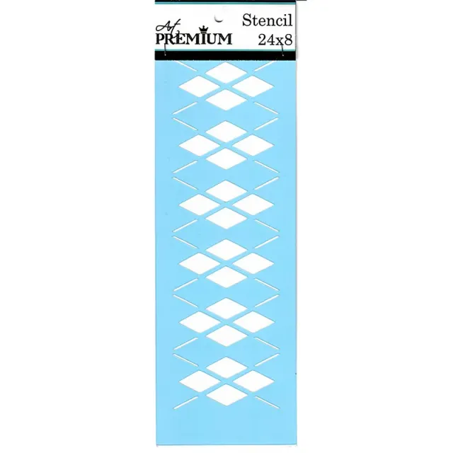 Deco Foam Art Premium stencil rombi 24x8 cm 2900647
