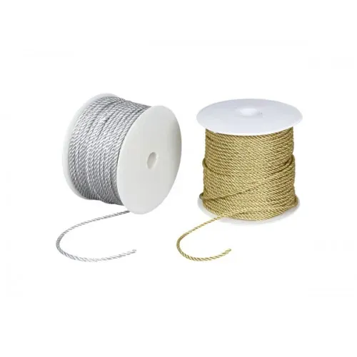 Deco Foam cordoncino rayon metallizzato 3 mm 50 m 178
