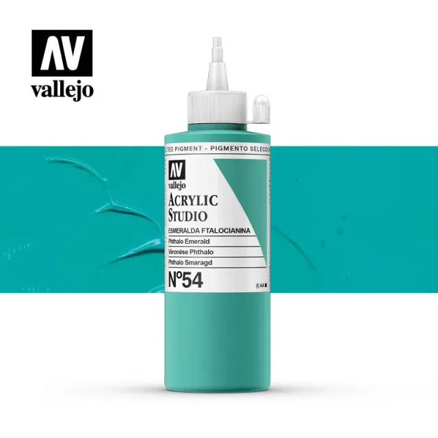Vallejo Studio 54 colore acrilico 200ml coprente