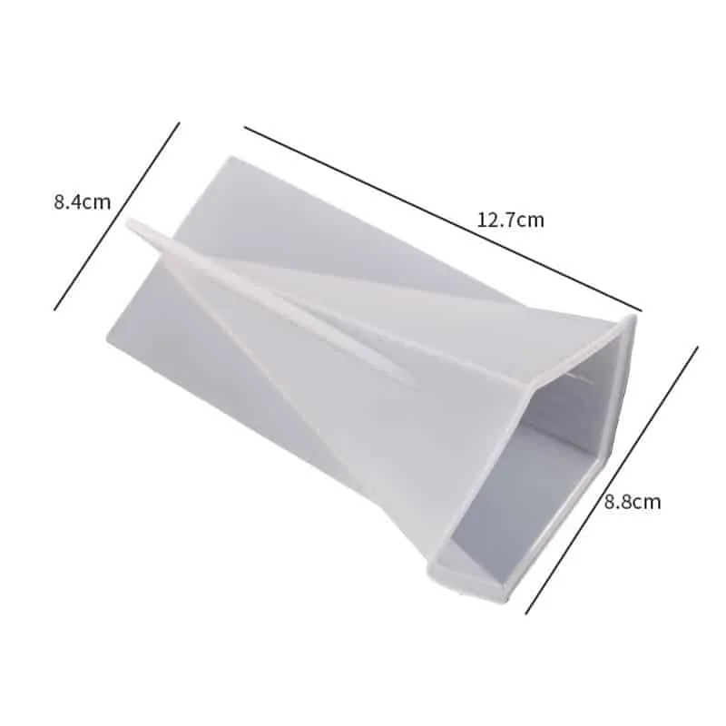 CandleMold Piramide Pentagonale stampo silicone candela 12,6 cm
