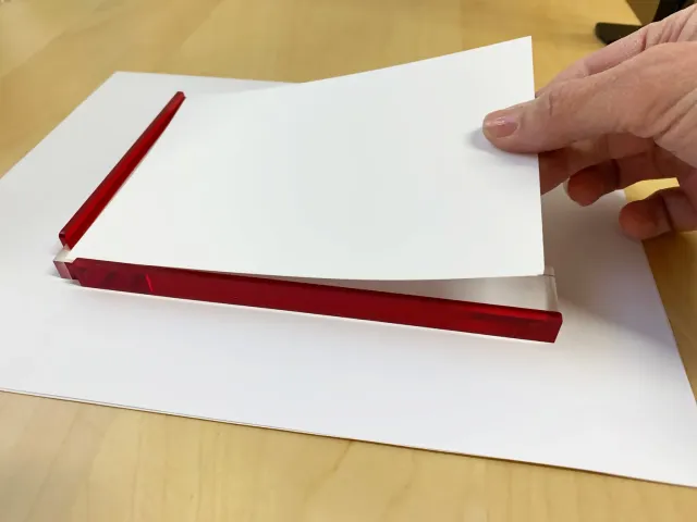 Gelli Arts Mini Placement Tool guida allineamento bordo 1/2
