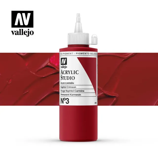 Vallejo Acrylic Studio N.3 colore acrilico 200ml