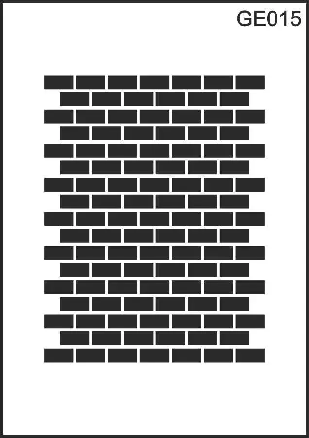 Decofoam GE015 stencil 25x35 cm riutilizzabile