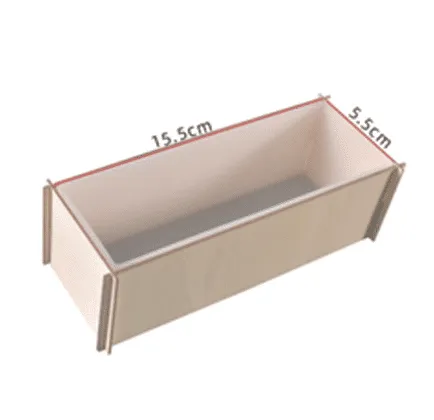 Naturesin Rettangoli 15,5x5,5x5,5 cm cassaforma per resina