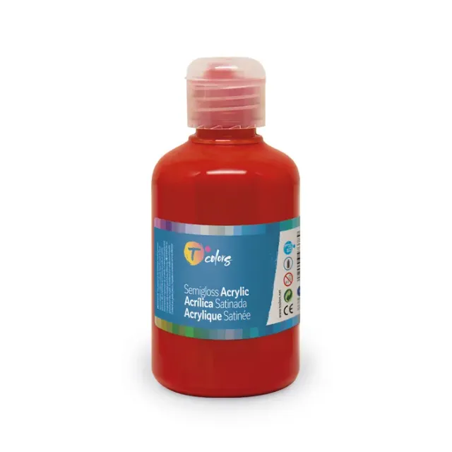 Deco Foam T Colors Acrylic Semigloss acrilico rosso 250ml