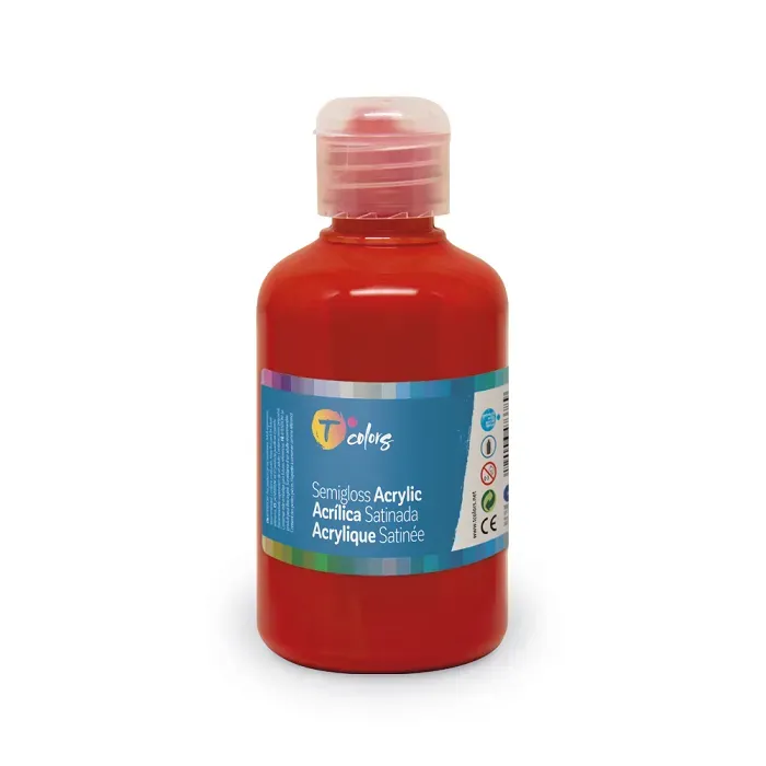 Deco Foam T Colors Acrylic Semigloss acrilico rosso 250ml