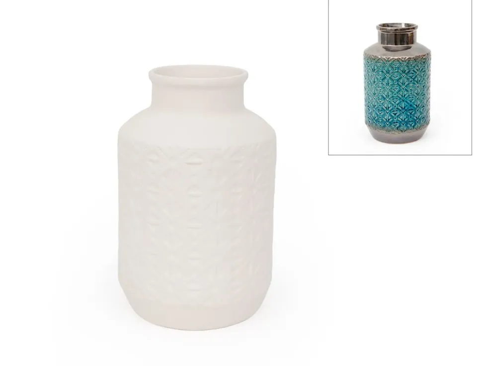 Deco Foam 76806 vaso ceramica porcellana 27cm