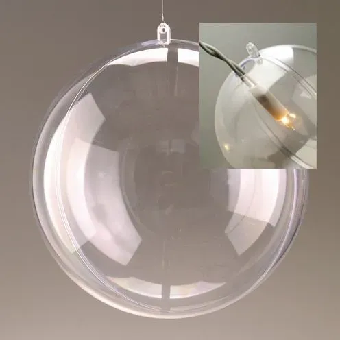 Deco Foam 2239510 sfera plexiglass 100 mm divisibile