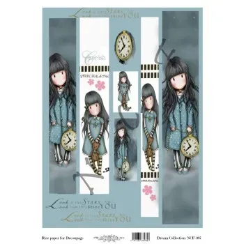 Deco Foam NCF287 carta di riso decoupage classica