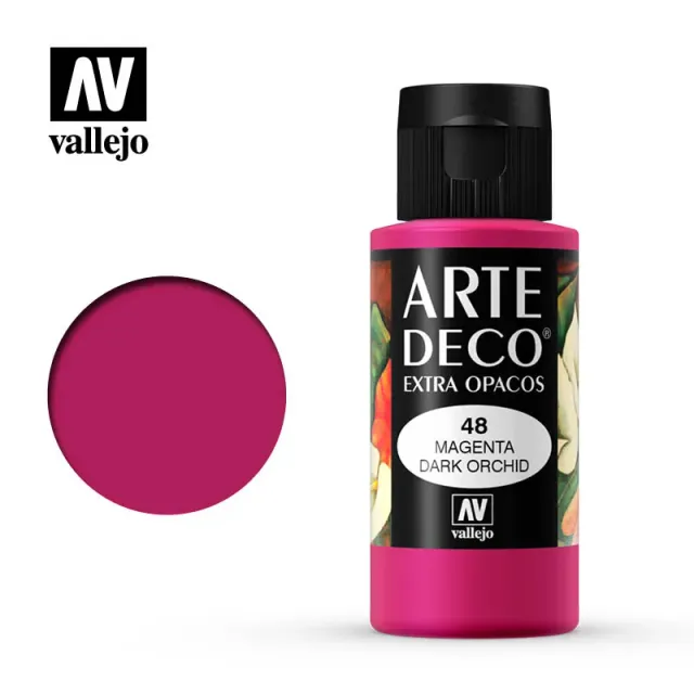 Vallejo Arte Deco 048 colore acrilico Dark Orchid 60ml