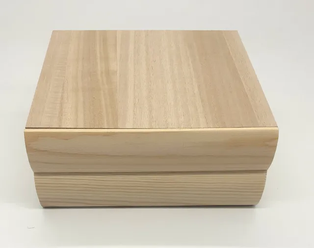 Deco Foam 87893 Scatola Legno con Scomparti 18,5 cm