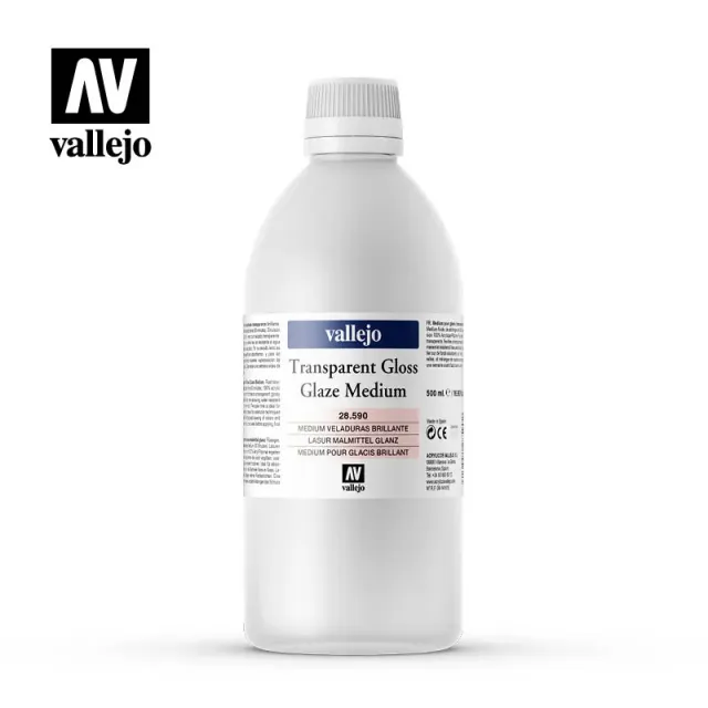 Vallejo VAL28590 medium acrilico 500ml lucido trasparente