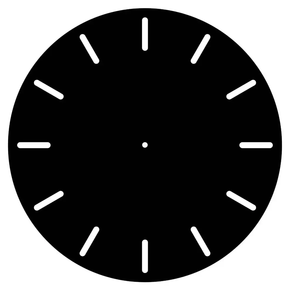 Naturesin Pannello MDF Orologio D.40cm tondo minimal