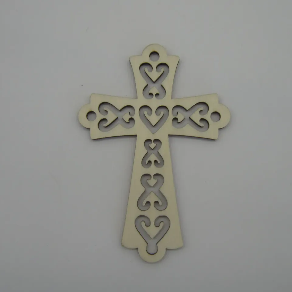 Deco Foam 742050 croce in legno 7x10 cm da decorare