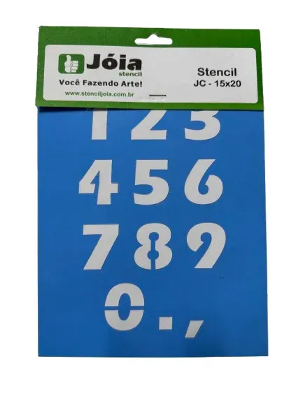 Joia JC 889 stencil numeri 15x20 cm