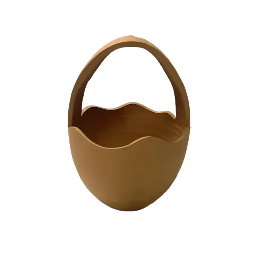 Deco Foam D-4500157 uovo in ceramica 19 cm cestino