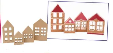 Deco Foam 170131 casette in legno 4 pezzi 39,5 cm