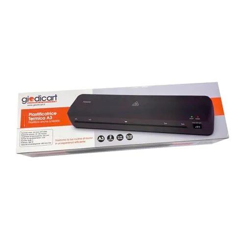 Giodicart Plastificatrice Termica Portatile A3 a Freddo
