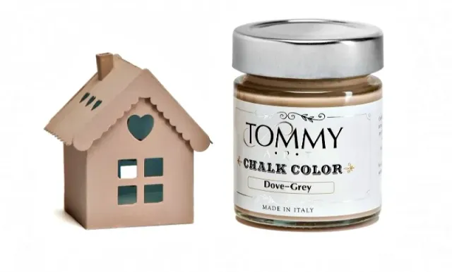 Deco Foam Chalk SH140150 pittura gessosa 140 ml grigio tortora