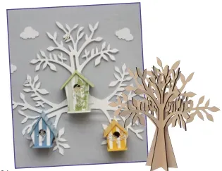 Deco Foam 741075 alberello legno 47x46 cm