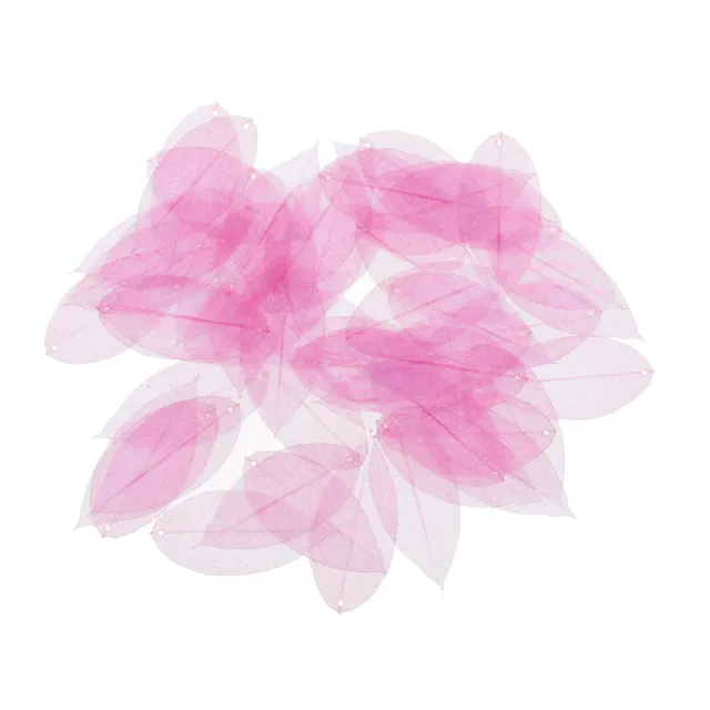 Angoily Foglia Albero ciondoli foglia rosa 50 pezzi antico
