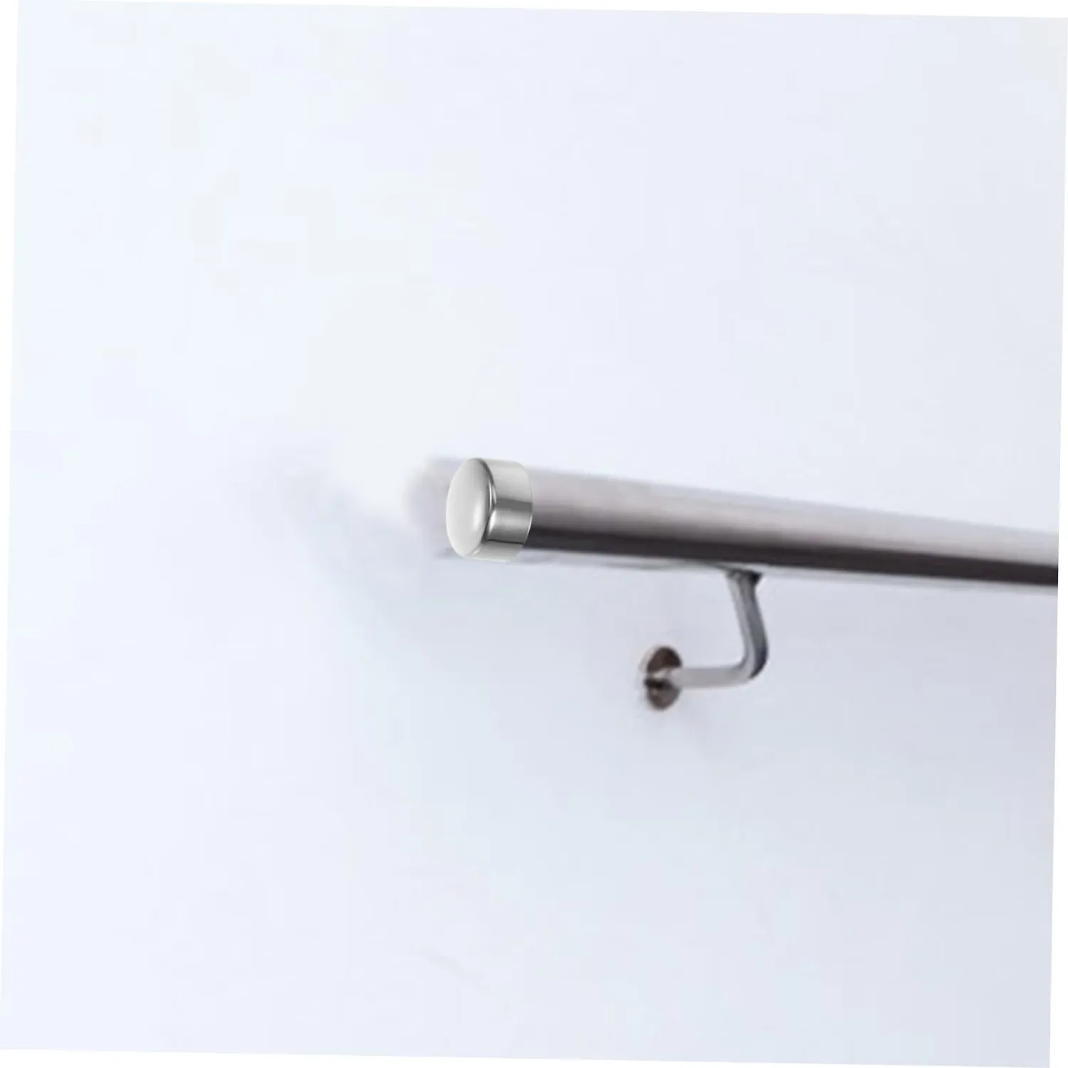 Angoily tappi terminali corrimano 40 mm 2 pezzi argento