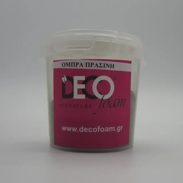 Deco Foam ombra verde polvere patina 50g invecchiatura