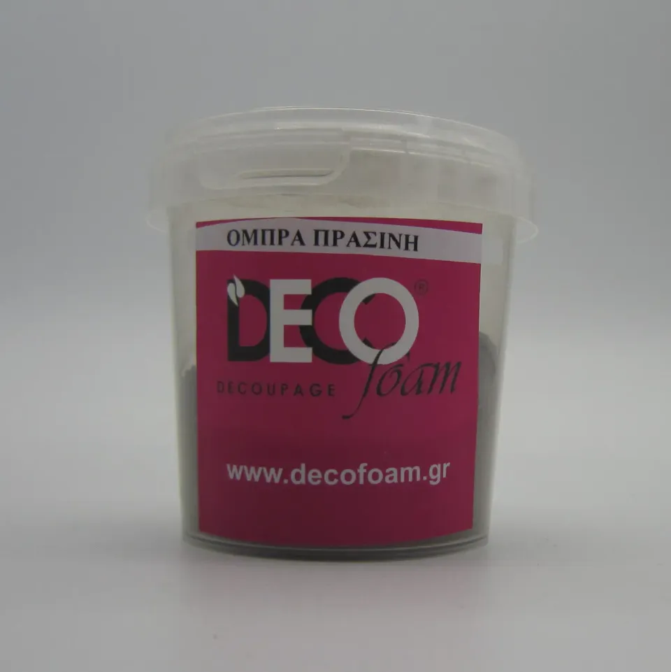 Deco Foam ombra verde polvere patina 50g invecchiatura