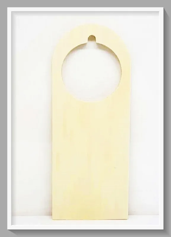 Deco Foam LG87243 targhetta legno pomolo 24x10cm