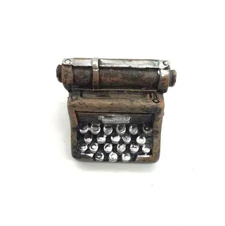 Deco Foam 71053 mini macchina da scrivere 2,5 cm metallo