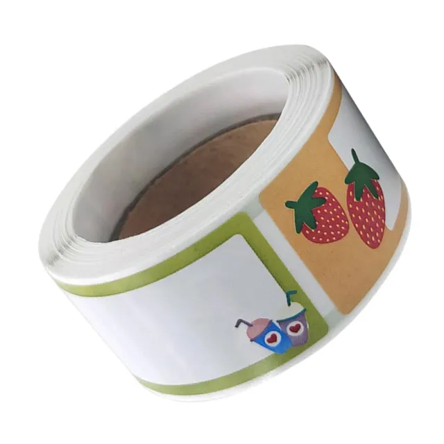 Angoily etichette adesive kawaii 1 rotolo scrivibili