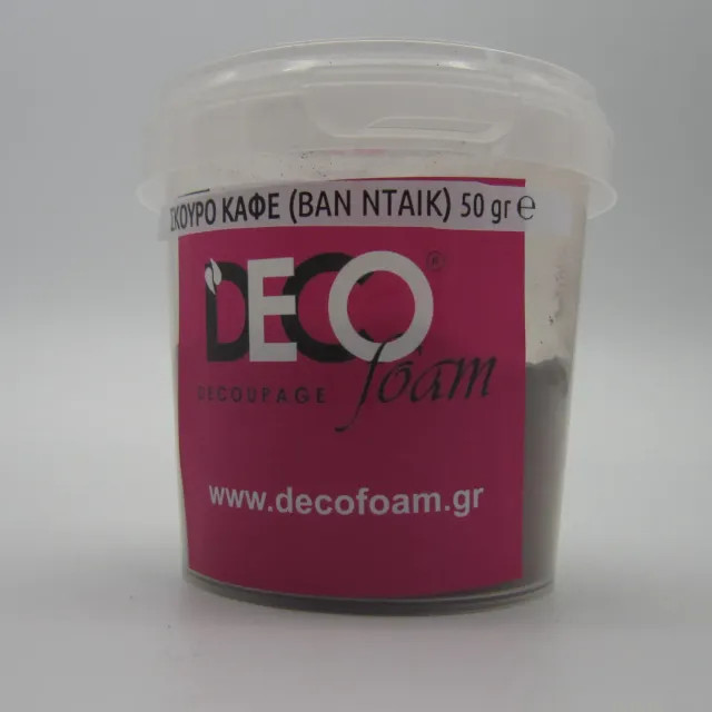 Deco Foam polvere patina marrone Van Dyke 50 g