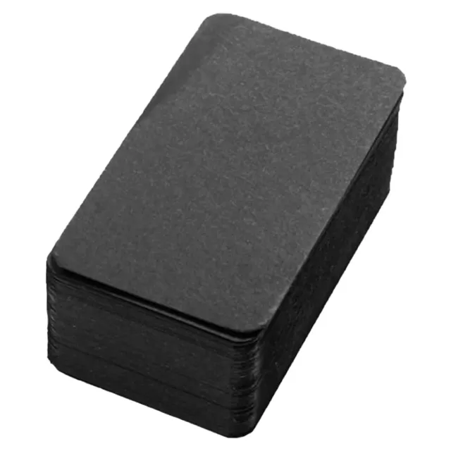 Angoily mini card indice nere 100 pezzi in carta per studio