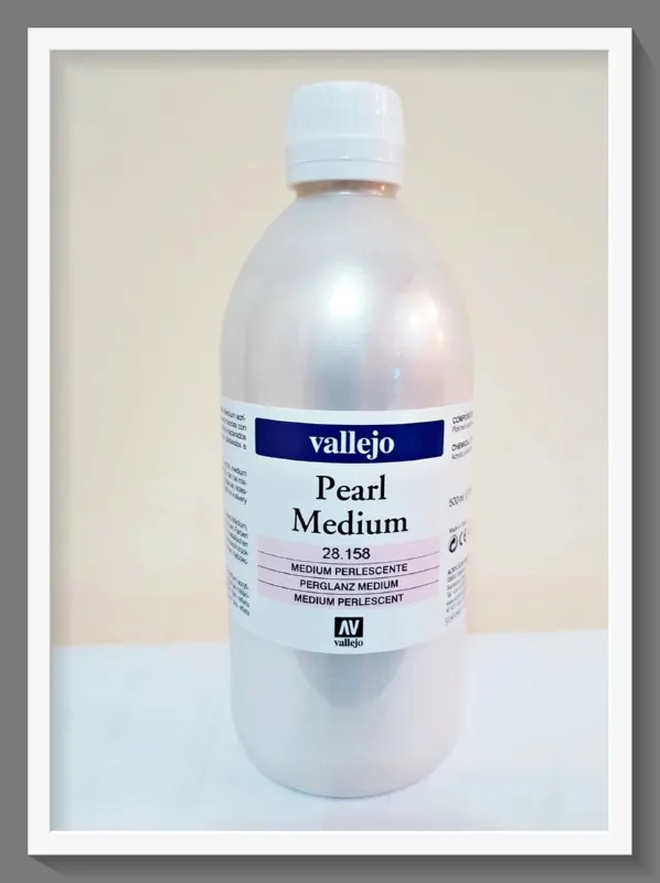 Vallejo 28158 Pearl Medium colore perlato 500ml metallizzato