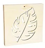 Deco Foam LG741651 cornicetta foglia 30x30x4,4cm da decorare