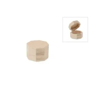 Deco Foam 87928 scatola in legno 7,5x7,5x4 cm grezza