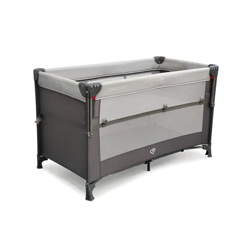 Giodicart GioJoy Deluxe lettino da viaggio grigio 2 livelli