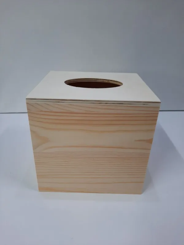 Deco Foam LG87312 scatola portafazzoletti legno grezzo