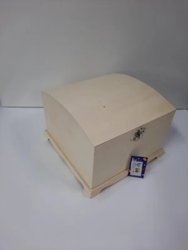 Deco Foam LG87756 scatola legno 21x21x15cm grezza