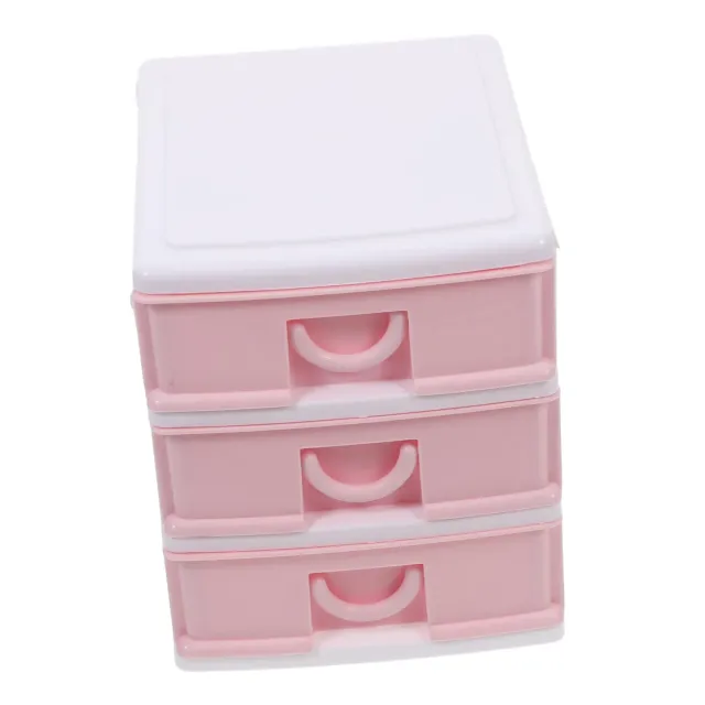 Angoily Organizer Trucchi con Cassetti Trasparente Rosa