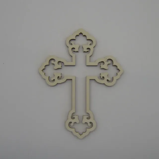 Deco Foam 742051 croci in legno set 4 pezzi 3,9x5 cm