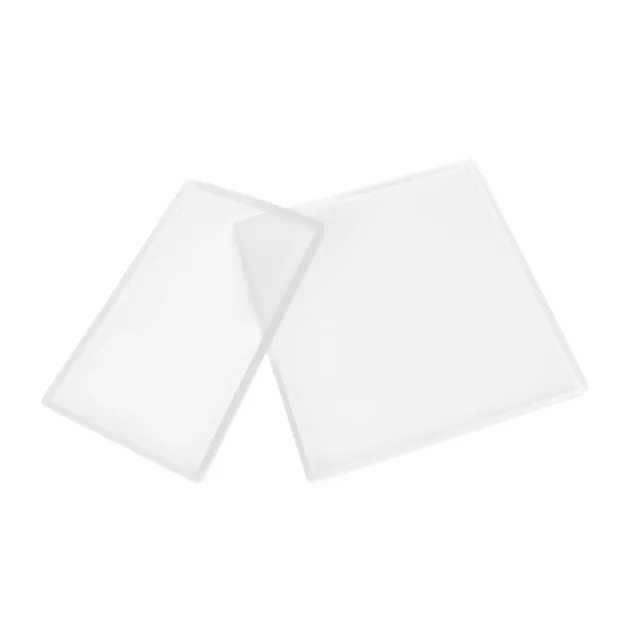 Angoily Stampo Silicone Resina Vassoio Bianco 2 Pezzi