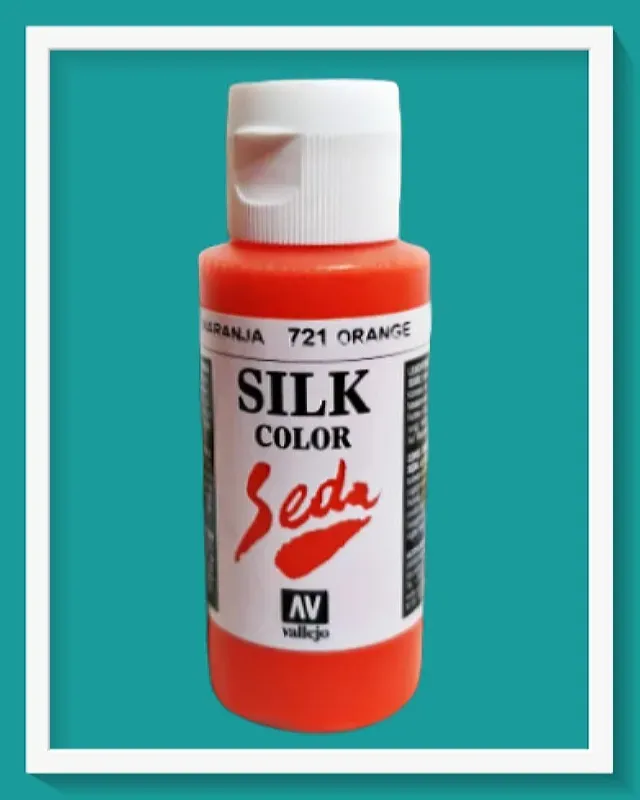 Vallejo Silk Color Seda 43721 colore seta arancione 60ml lucido