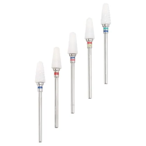 Angoily Punte Fresa Unghie Ceramica 5 Pezzi Manicure
