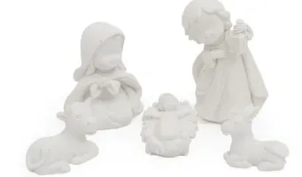 Deco Foam 82848 mangiatoia presepe 7,5 cm 5 pezzi