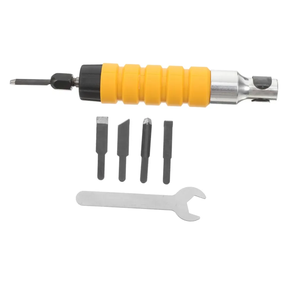 Angoily Impugnatura Arancione Incisione Lame Intercambiabili