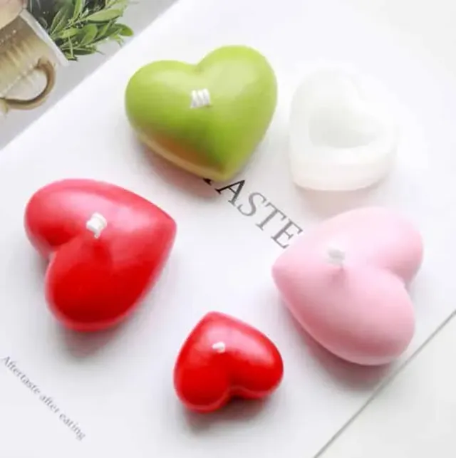 Naturesin Stampo Cuore stampo silicone 4,5x5 cm sapone