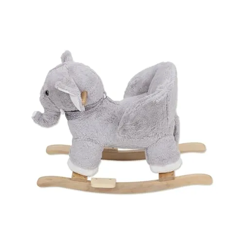 Giodicart Elefantino a Dondolo Peluche Cavalcabile 12 Mesi